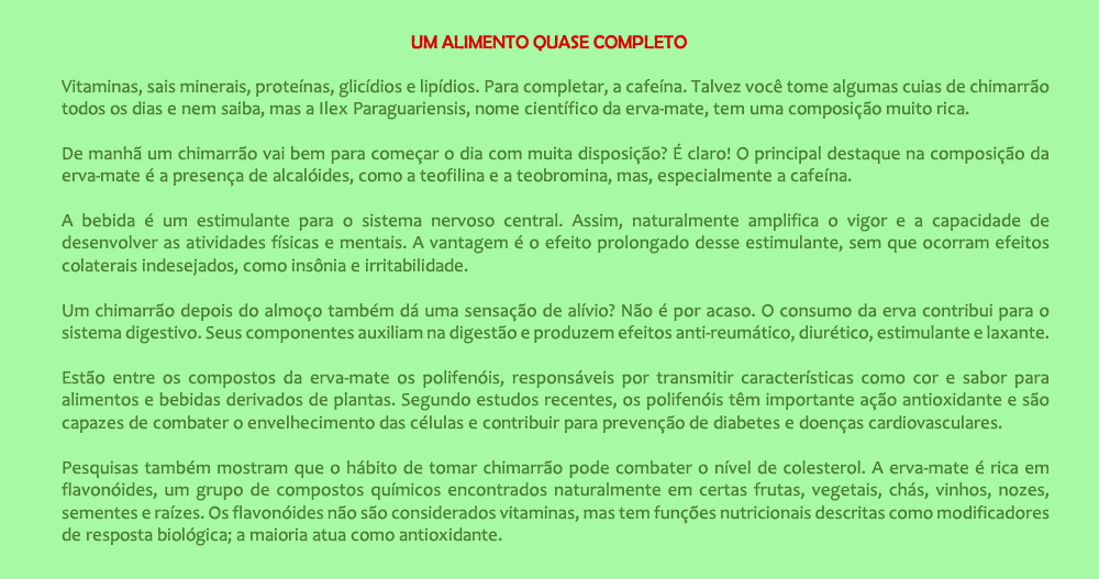 Um alimento quase completo